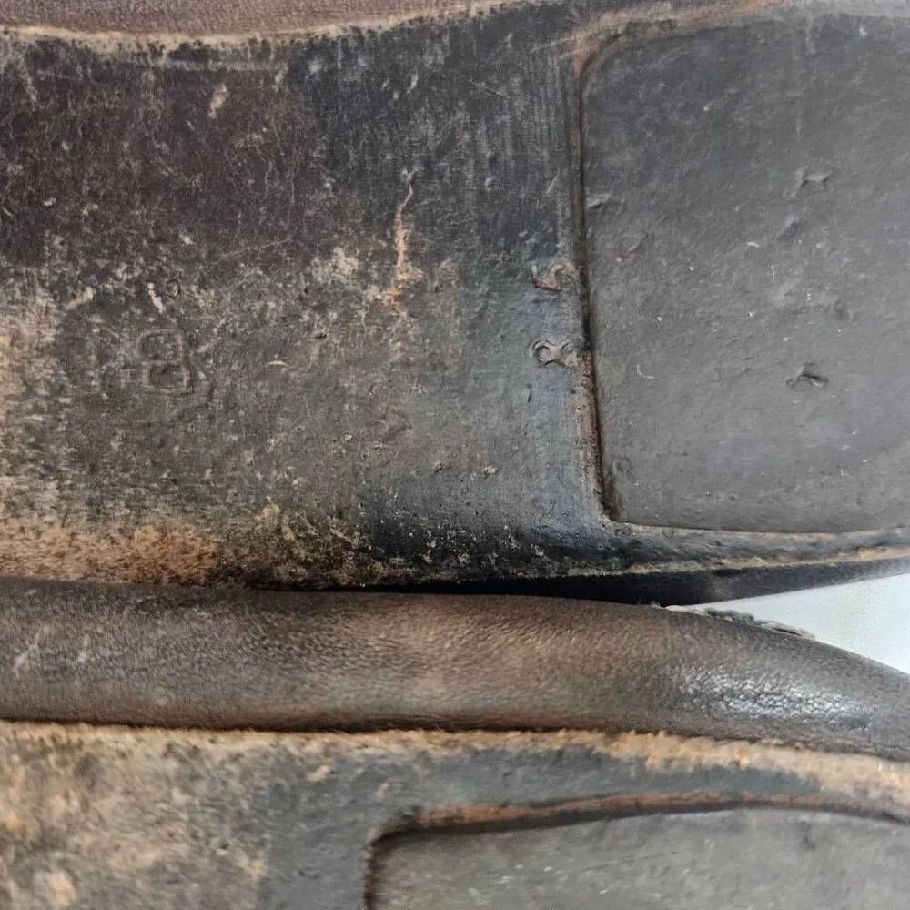 Bed Stu Cobbler leather brown flats. Size 8.5.